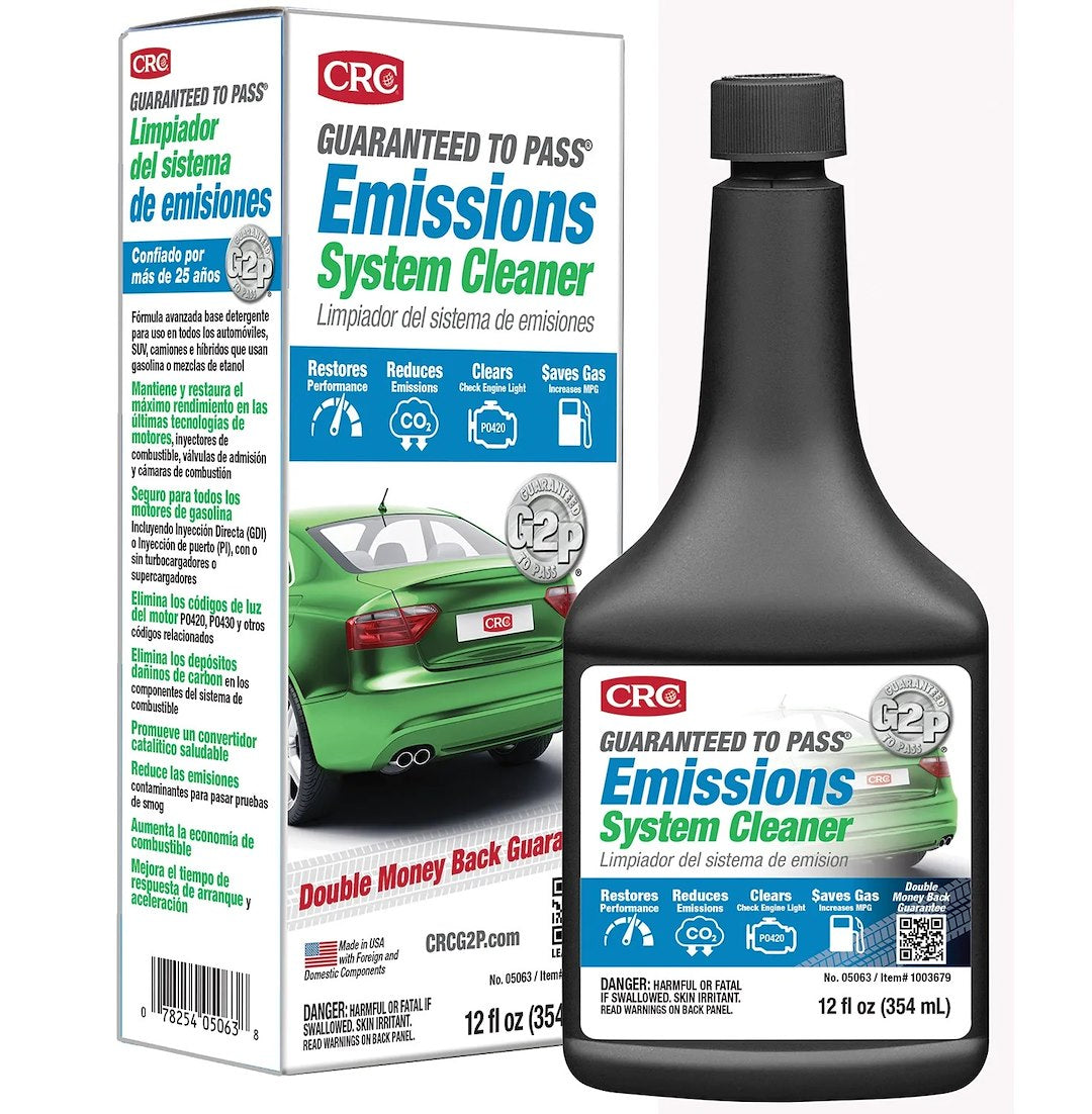 CRC 05063 Guaranteed To Pass Gasoline Fuel Additive, 12 oz - image 1