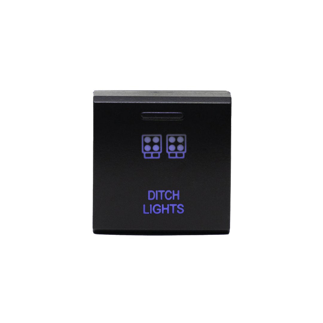 Cali Raised LED CR2386 Blue-Lit Toyota-Style Ditch Switch - image 1