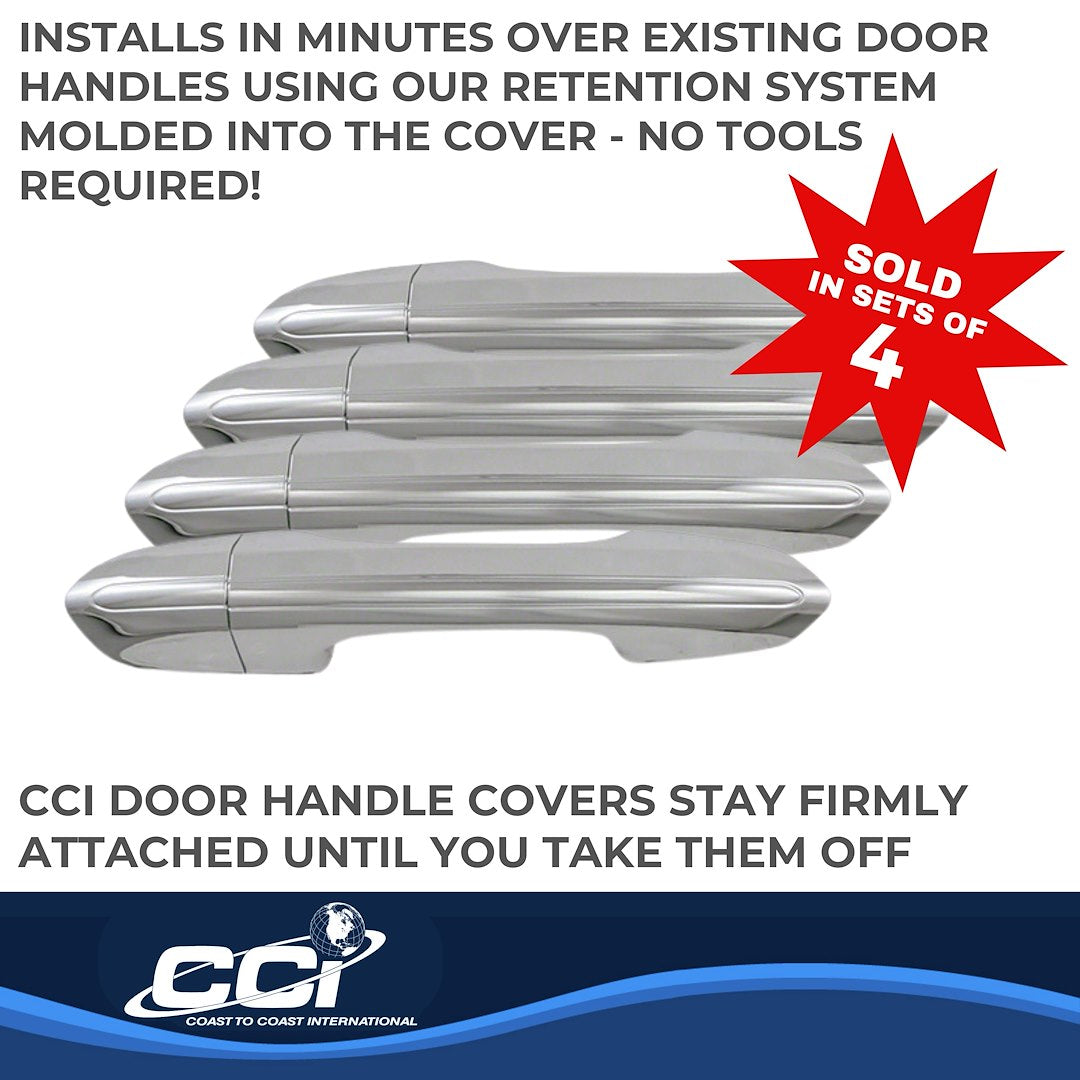Coast To Coast DH68567B Chrome Edge Lever Covers - image 3