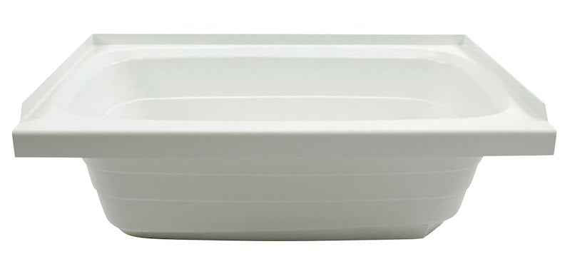 Lippert Better Bath 209653 24" x 36" RV Bathtub – Left Hand Drain