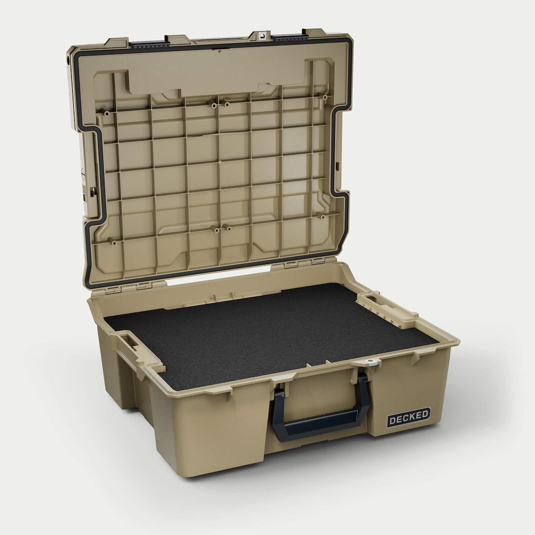 Decked A0020-HRAK-TAN Halfrack 32 Tan Portable Organizer