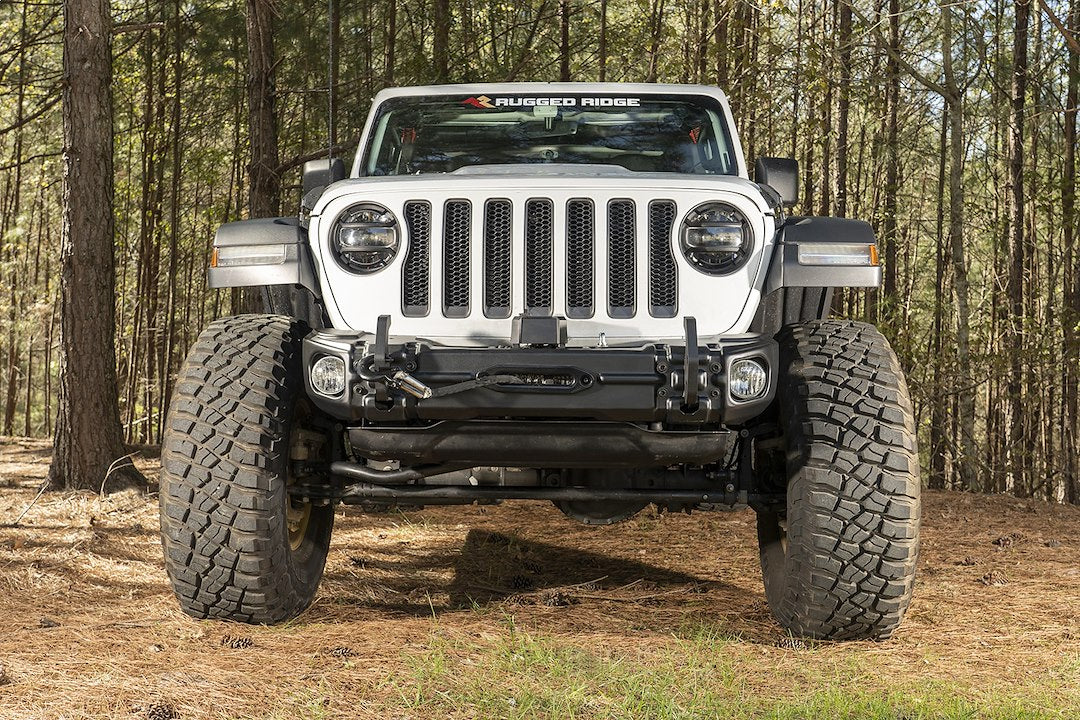 Rugged Ridge 11549.04 Arcus Steel Front Bumper Set for JL/JT