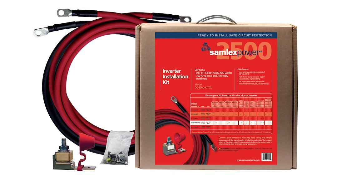 Samlex America DC2500KITX Power Inverter Installation Kit