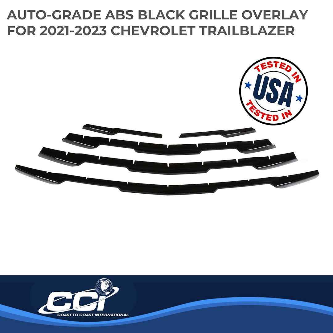 Coast To Coast GI180BLK Black Trailblazer Grille Overlay