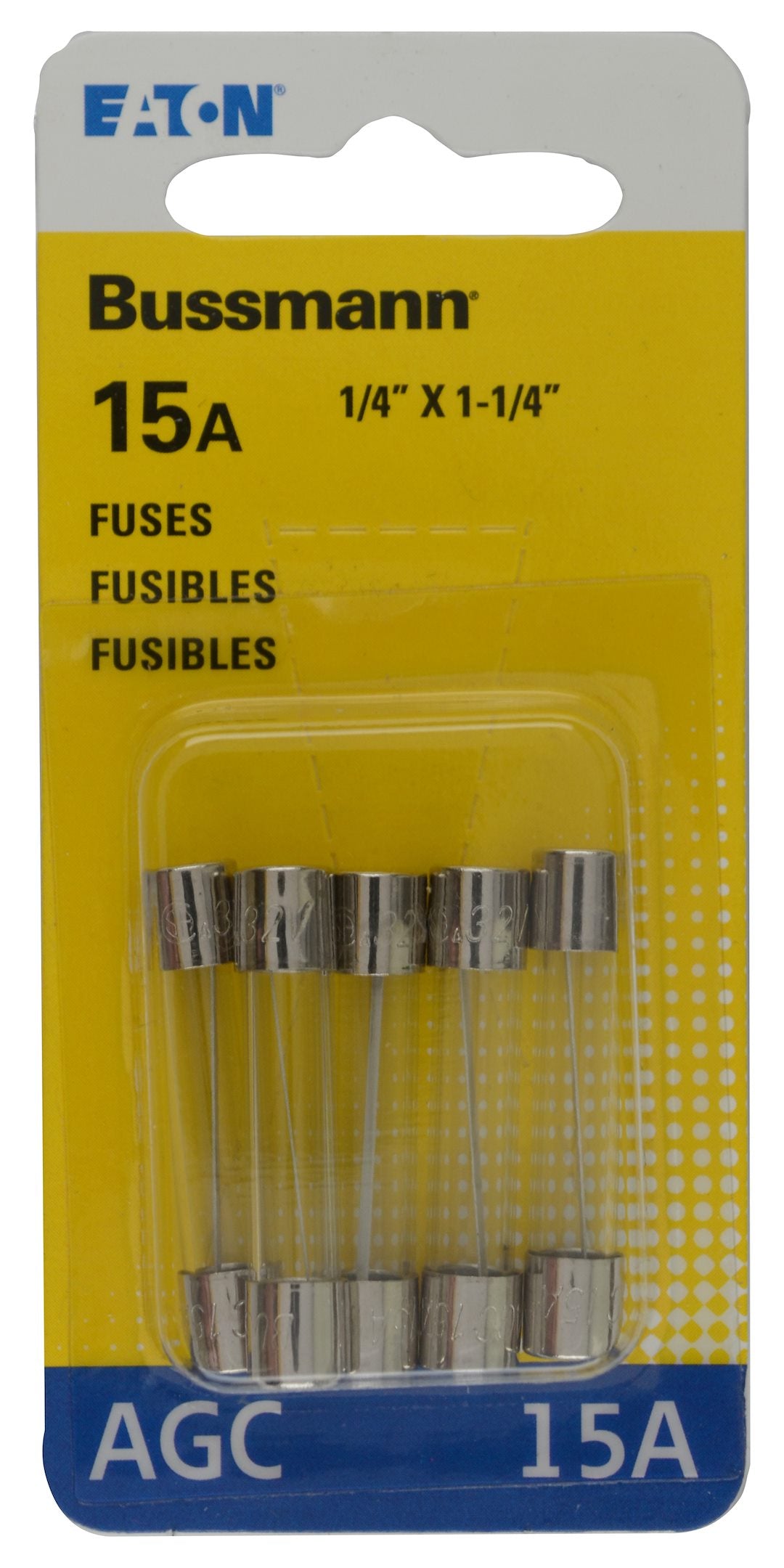 Bussman Agc Fuse (Bpagc15rp) – Type: Glass Tube