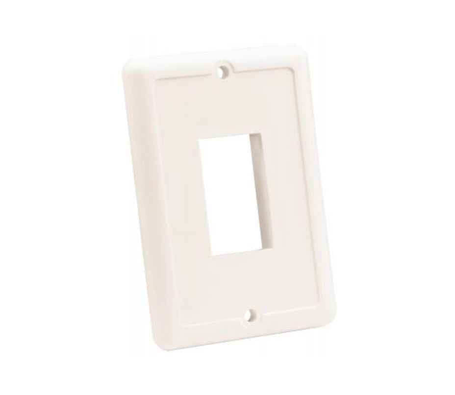 JR Products Multi Purpose Switch Faceplate 14035 – Material: Plastic