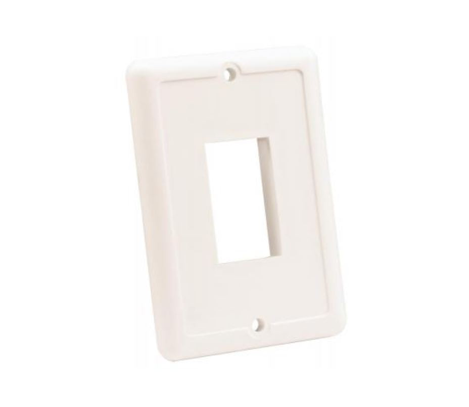 JR Products Multi Purpose Switch Faceplate (14035) – Material: Plastic