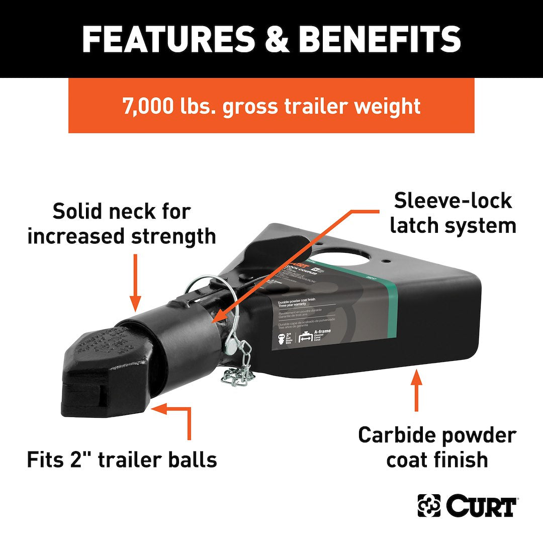 Curt 25217 Trailer Coupler - image 3