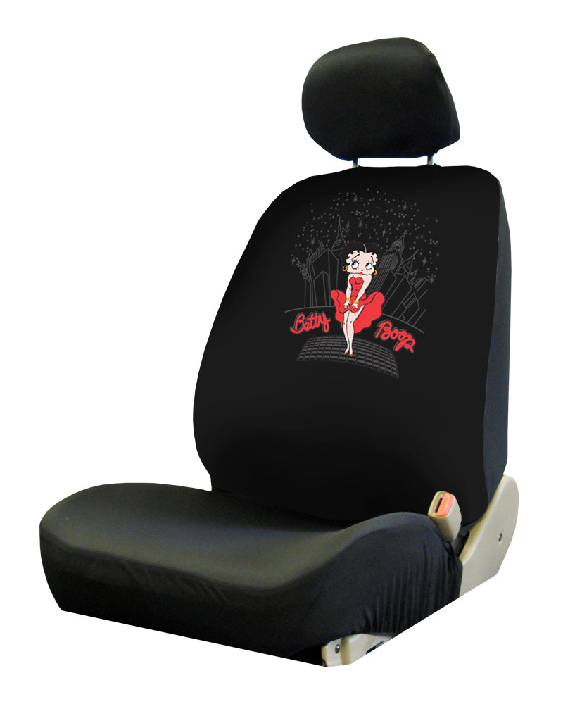 Plasticolor 008652R01 Betty Boop Skyline Low-Back Seat Cover
