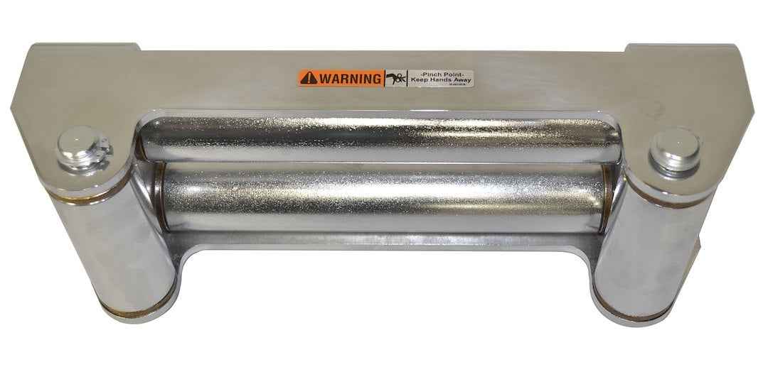 Warn 30859 Steel Roller Winch Fairlead - Silver
