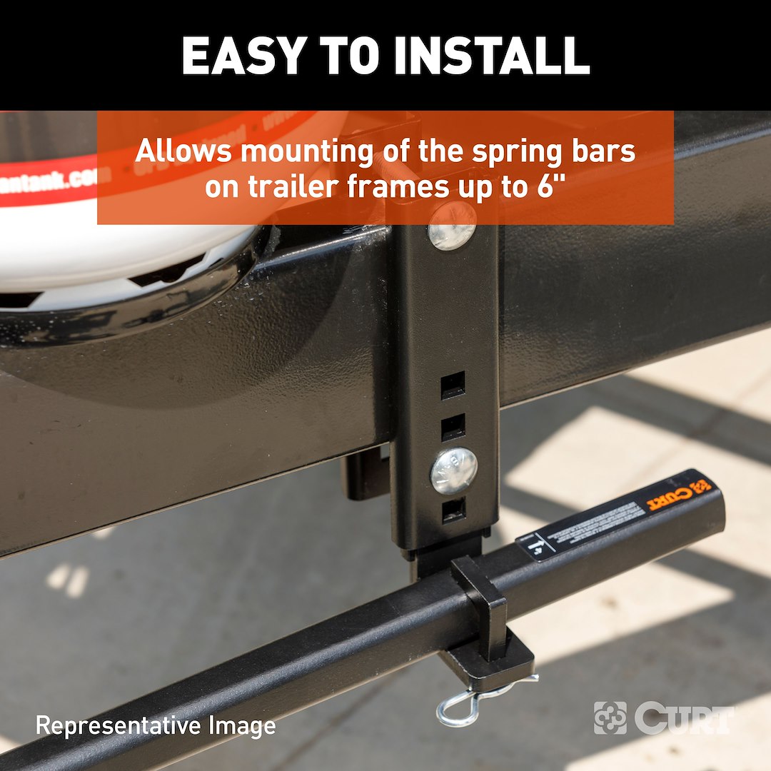 CURT 17517 TruTrack Spring-Bar Brackets, Pair - image 3