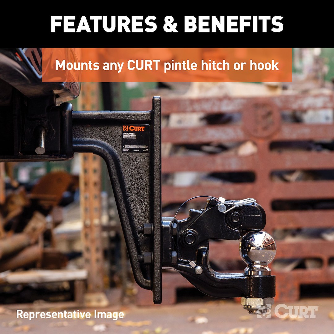 Curt 48348 Pintle Hook Mounting Plate - image 3