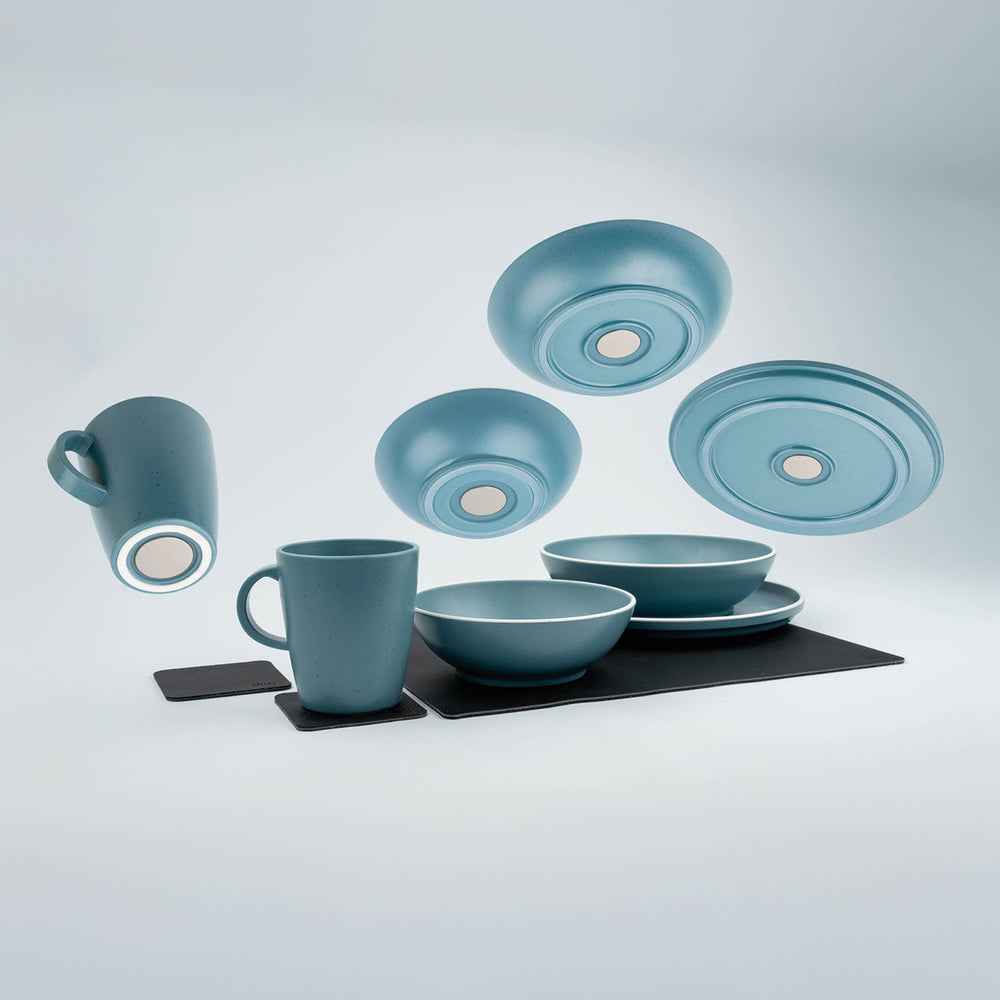 Silwy Magnetic SYBR-KGS-11-B 11-Piece Plastic Dish Set - Blue