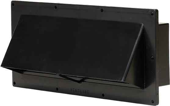 Ventline BV2111-55 Locking Range Hood Exhaust Outlet - Black
