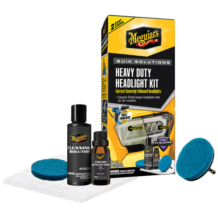Meguiar's G55265 Heavy Duty Headlight Restoration Kit