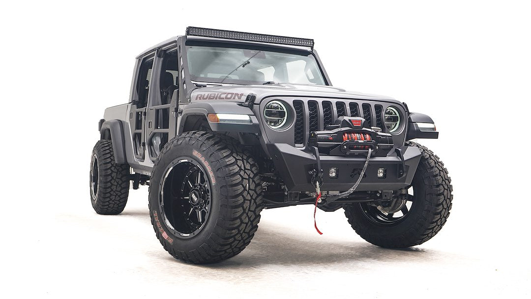 Fab Fours JL18-B4751-1 Stubby Bumper without Guard
