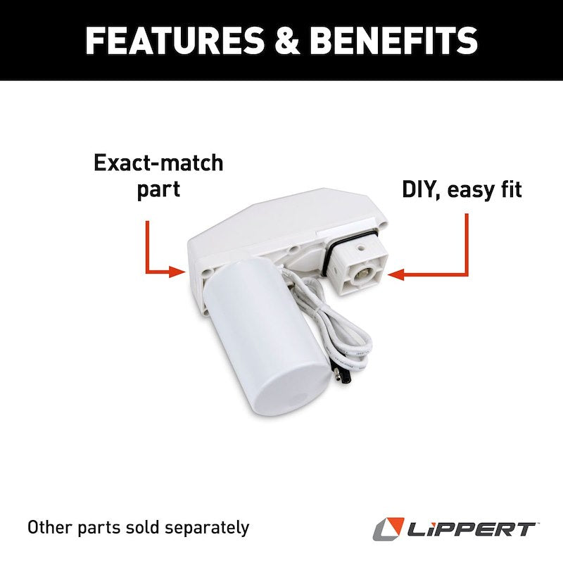 Happijac 182515 Camper Jack Motor – 12V Electric Drive Head