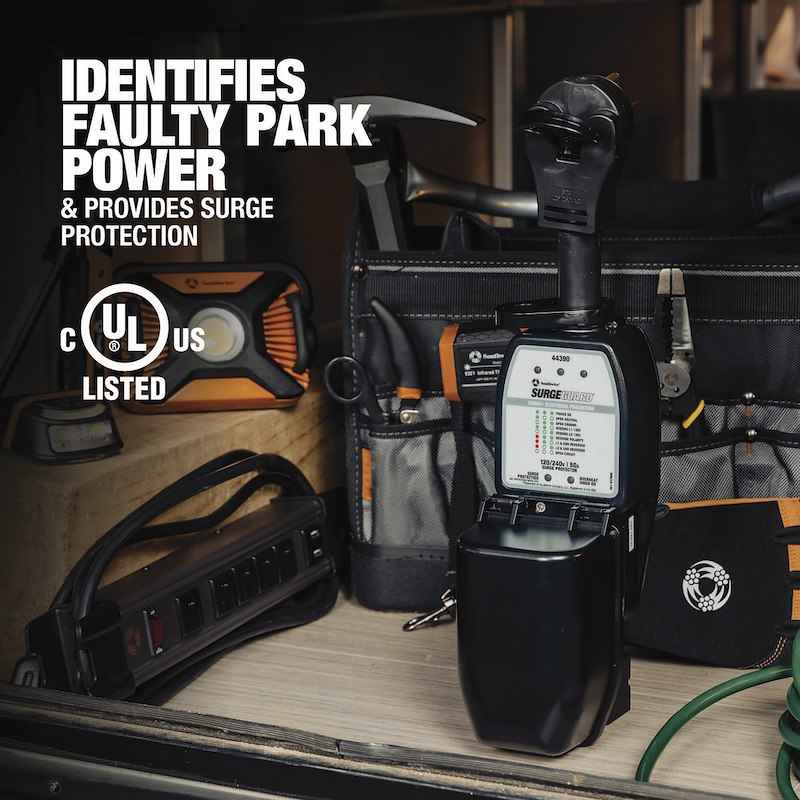 Surge Guard 44390 Portable RV Surge Protector – 50 Amp