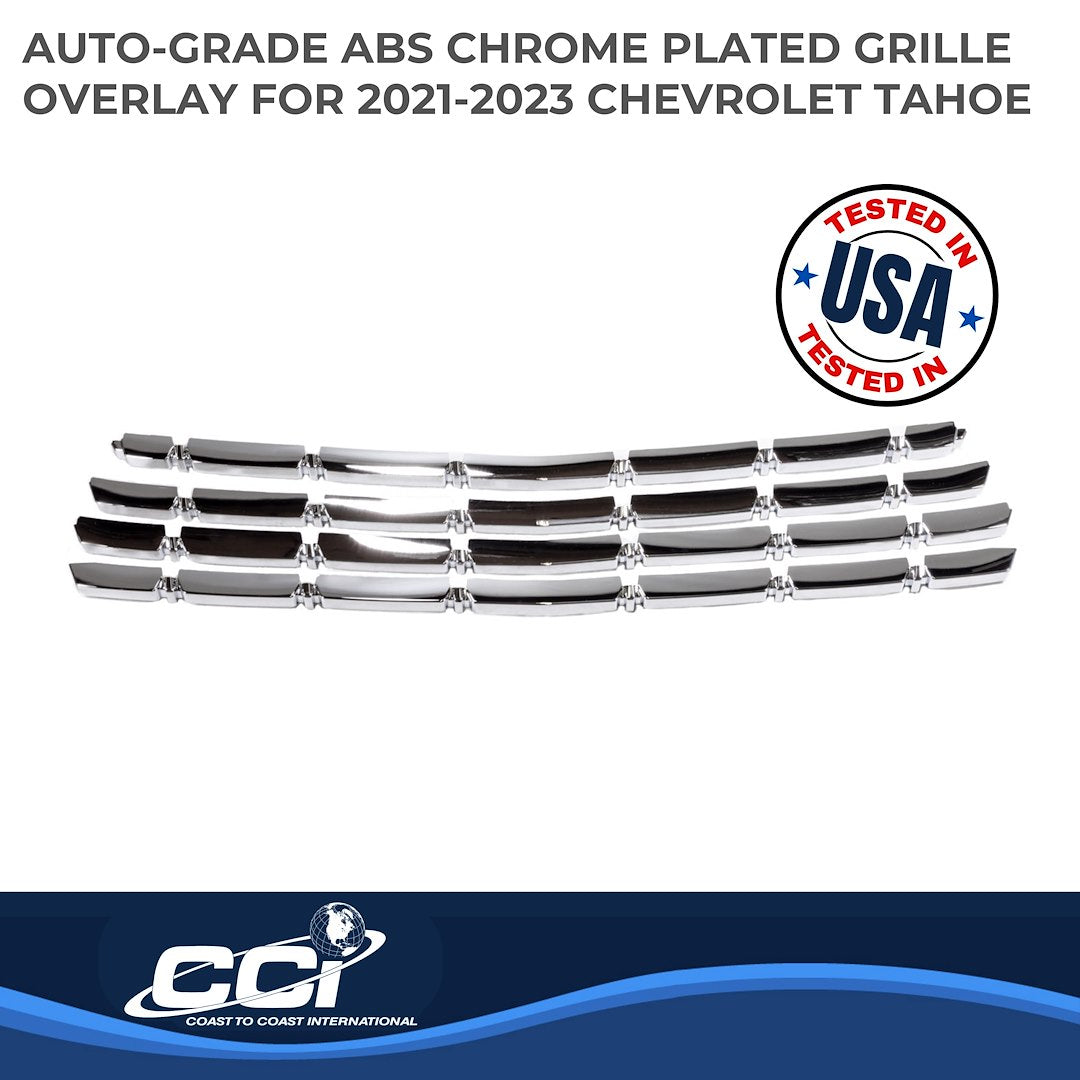 Coast To Coast GI178 Chrome Tahoe Bar Grille Overlay - image 2