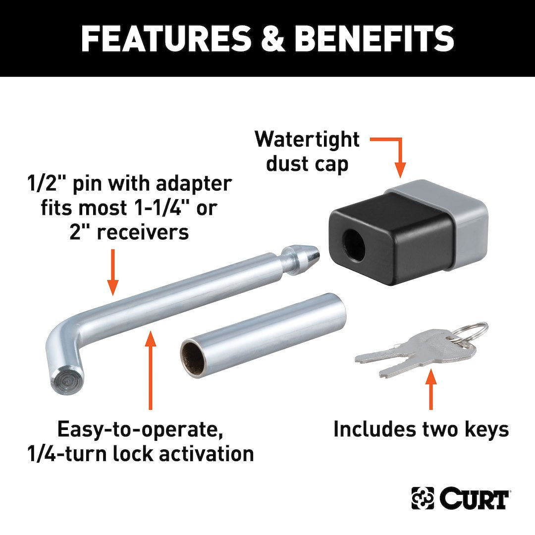 Curt 23024 Trailer Hitch Pin - image 2