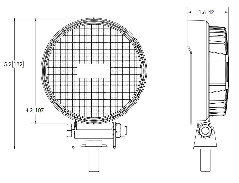 Ecco E92004 LED Flood Work Light