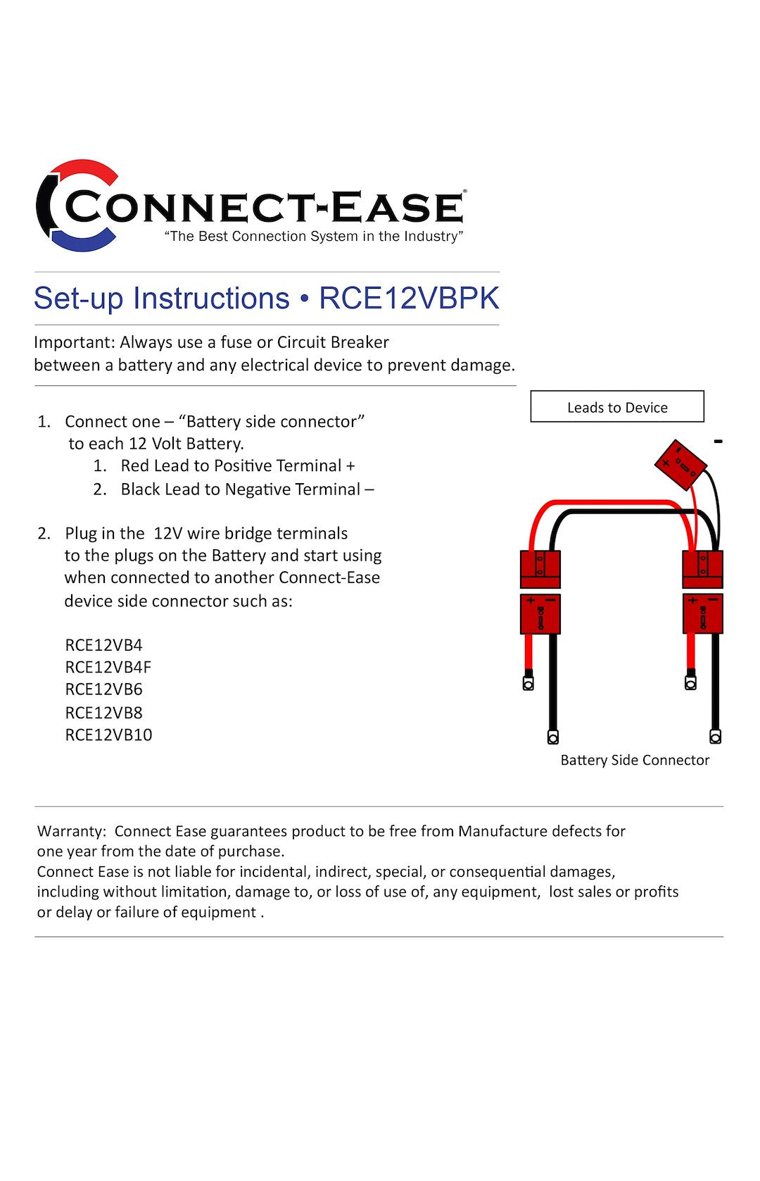 Connect-Ease Rce12vbpk Battery Connection Harness - image 4