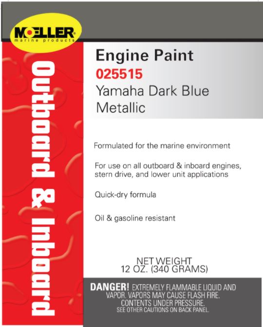 MOELLER Marine Products 12 Ounce Yamaha Dark Blue Metallic (025515)