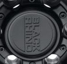 Black Rhino Wheels Alamo/ Gauntlet/ Mesa Series Wheels Wheel Center Cap CCBR45127SB - image 2