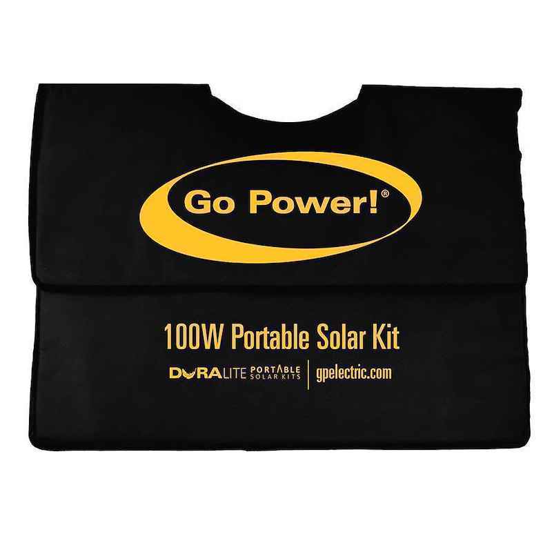 Go Power DuraLite 100W Expansion Solar Kit GP-DURALITE-100E – Foldable Portable