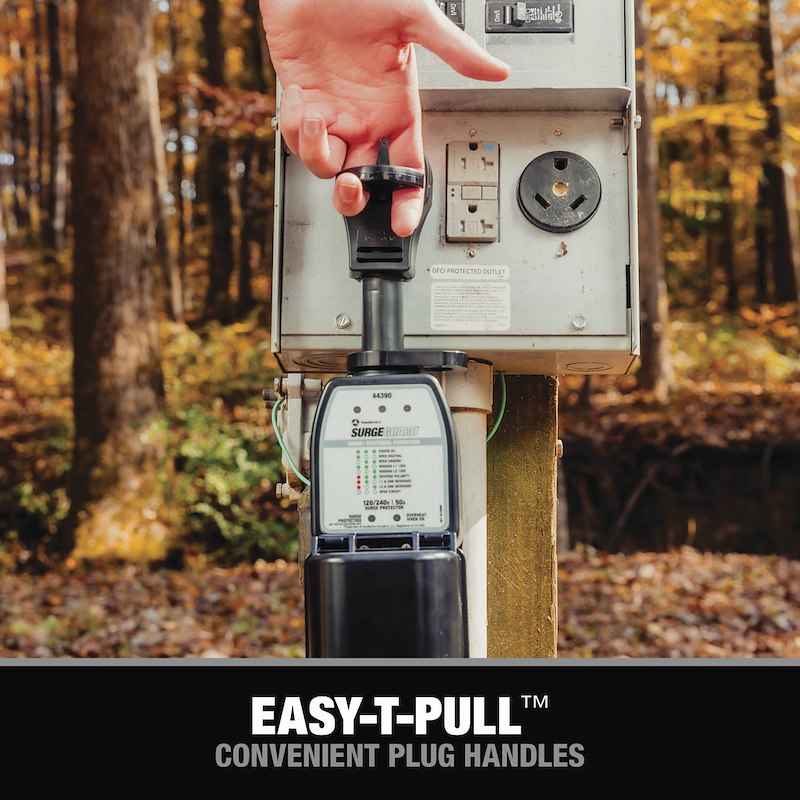 Surge Guard 44390 Portable RV Surge Protector – 50 Amp