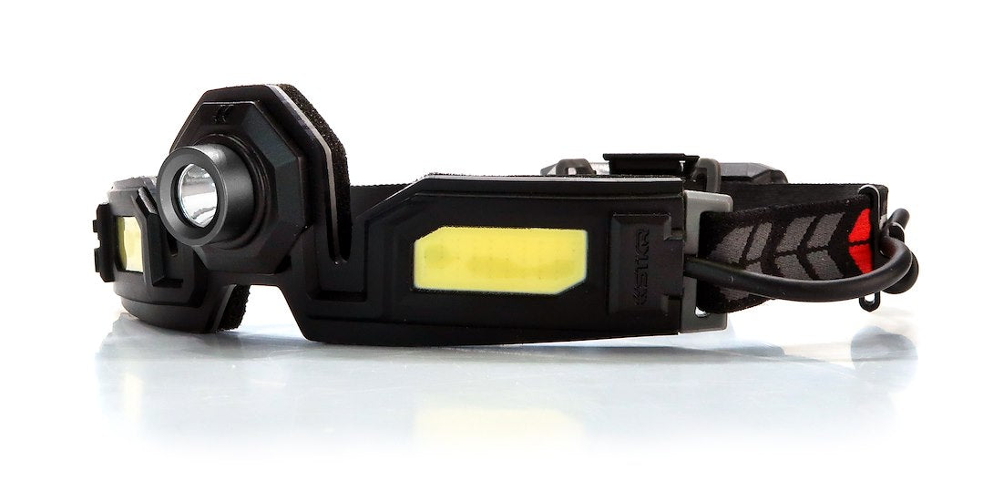STKR Concepts 00387 FLEXIT Headlamp Pro 6.5, 650 Lumens