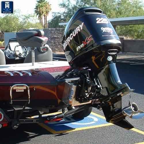 T-H Marine ATLAS AHJ-4V-DP Hydraulic Jack Plate – 4" Setback, 300 HP