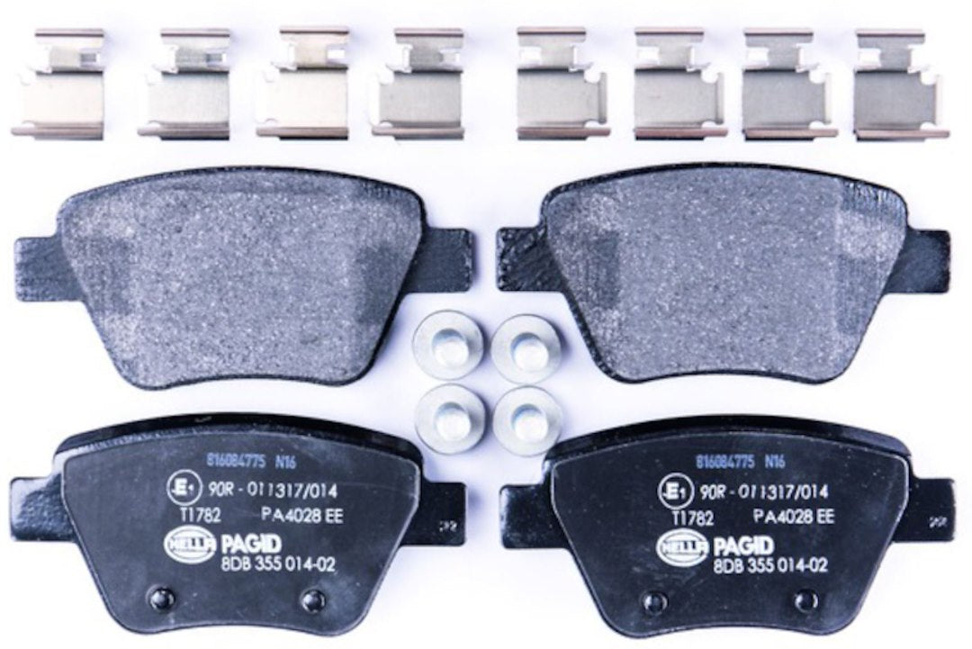 Hella Pagid 355014021 Low-Metallic Disc Brake Pad Set