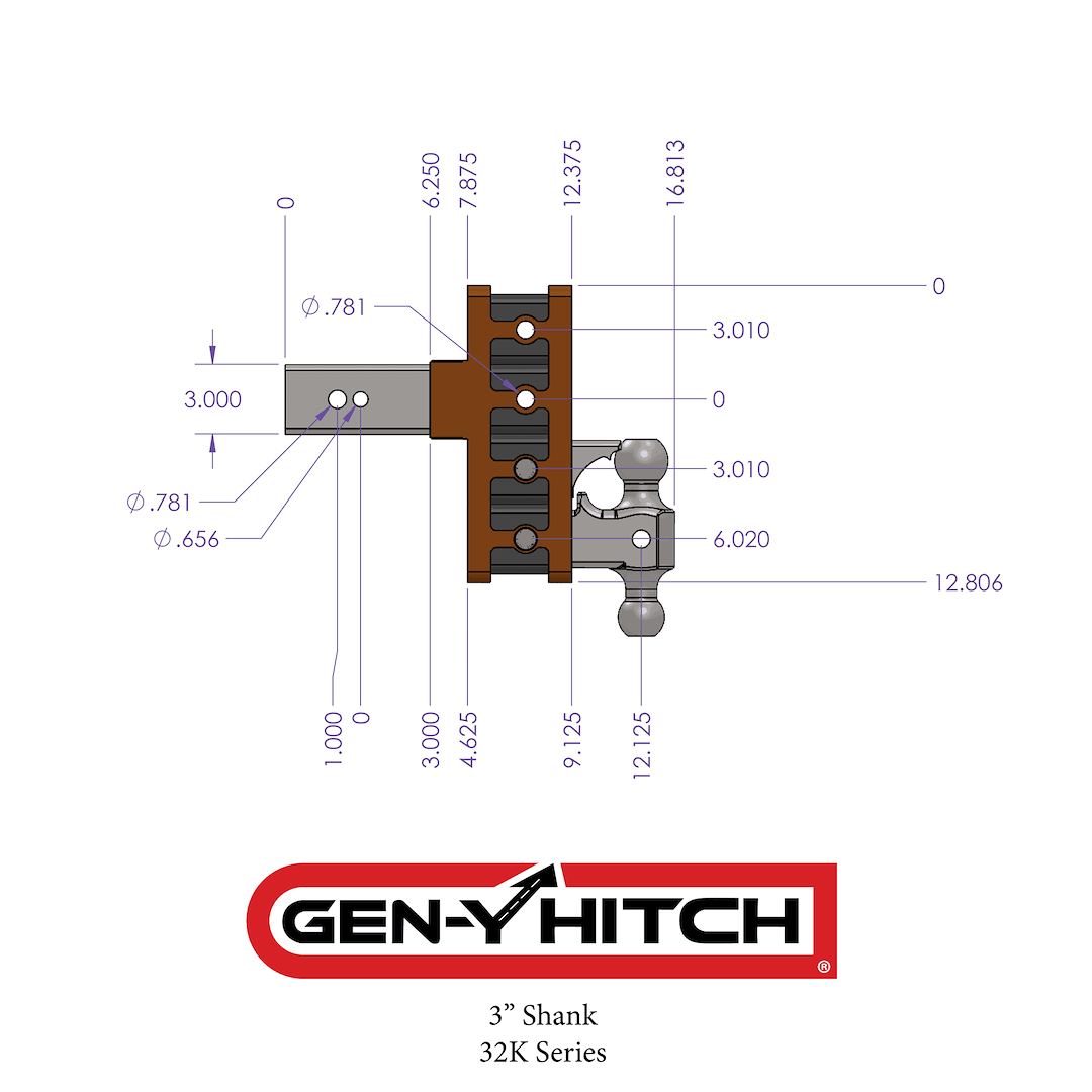 Gen-Y Hitch Gh-1723 Trailer Hitch Ball Mount - image 7