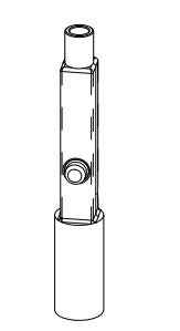MaxxAir Ventilation Solutions Roof Vent Lift Arm Knob Shaft 1021232K