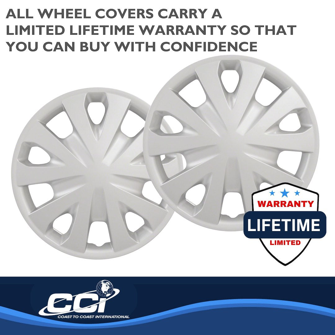 Coast To Coast 49615S Versa Silver Split-Spoke Covers - image 3