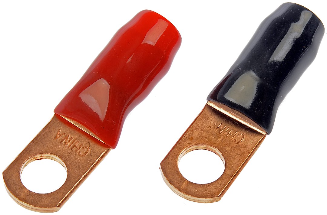 Dorman 86184 Insulated 2-Gauge Battery Eyelets, 3/8 Inch - image 1