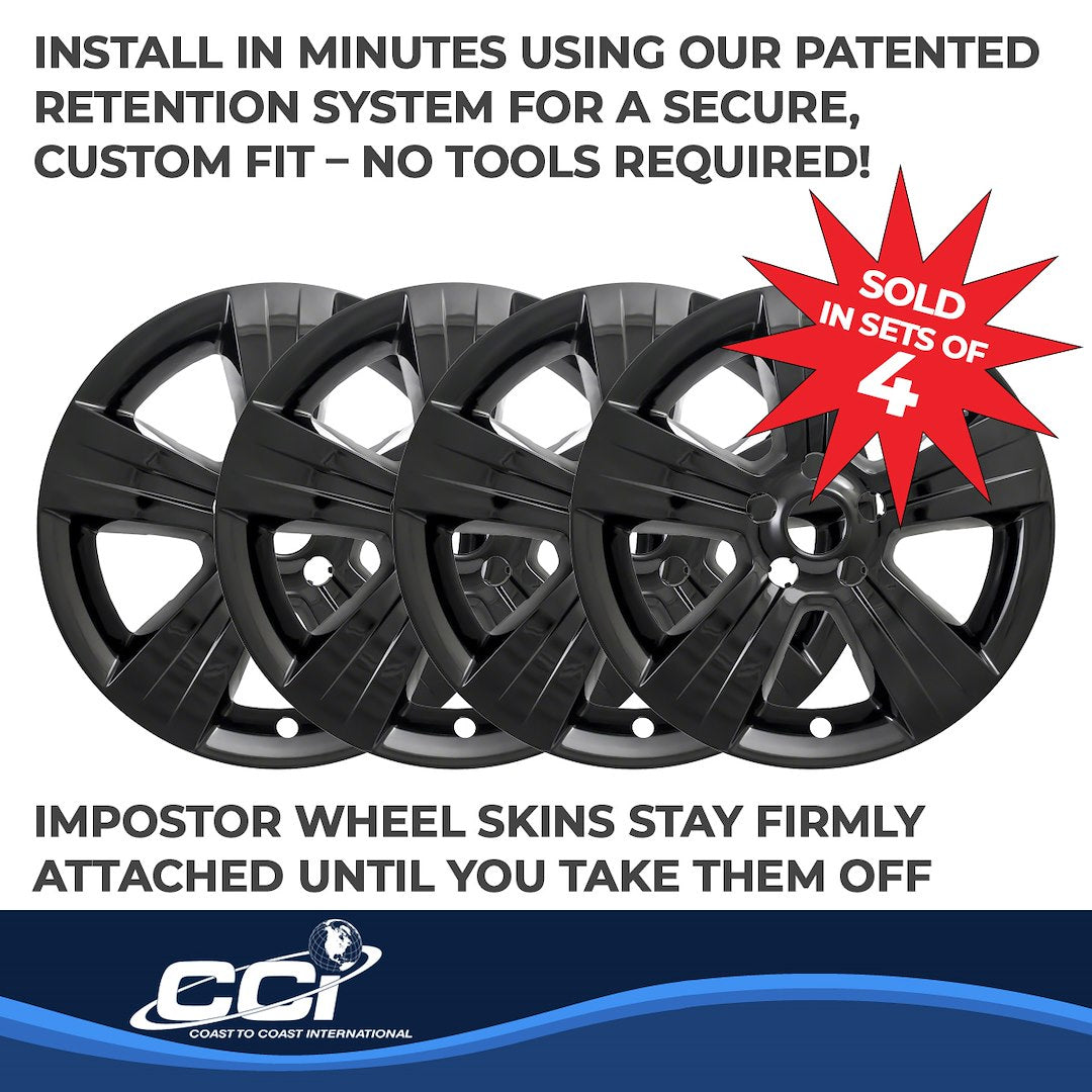 Coast To Coast IMP373BLK Black Patriot Impostor Wheel Skins - image 4