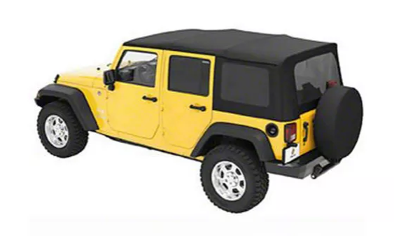 Bestop Sailcloth Replace-A-Top Soft Top Black Diamond 79147-35 - image 6