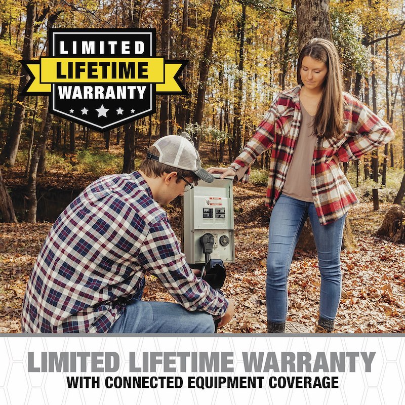 Surge Guard 44390 Portable RV Surge Protector – 50 Amp