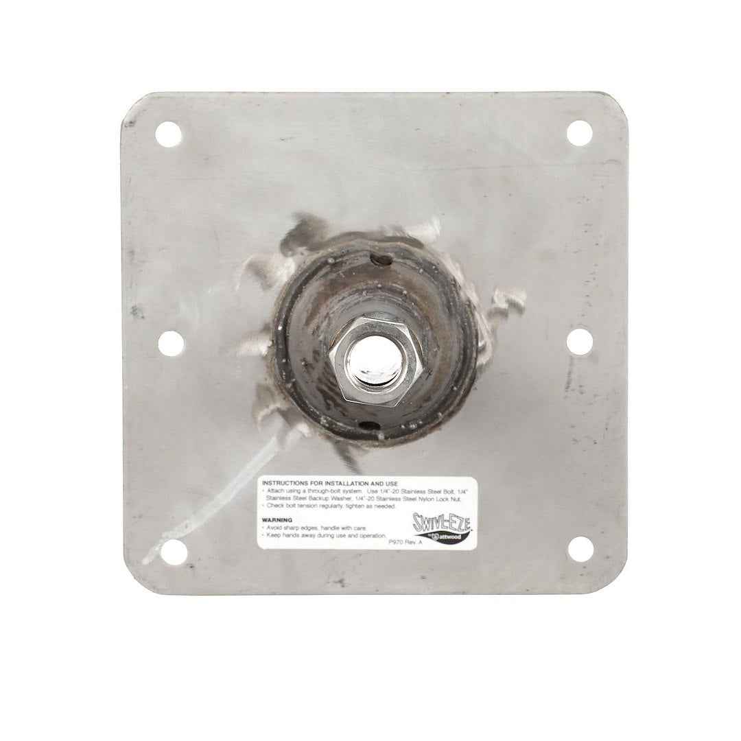 Attwood Marine SP-67739 Boat Seat Pedestal Base Plate - Non-Threaded