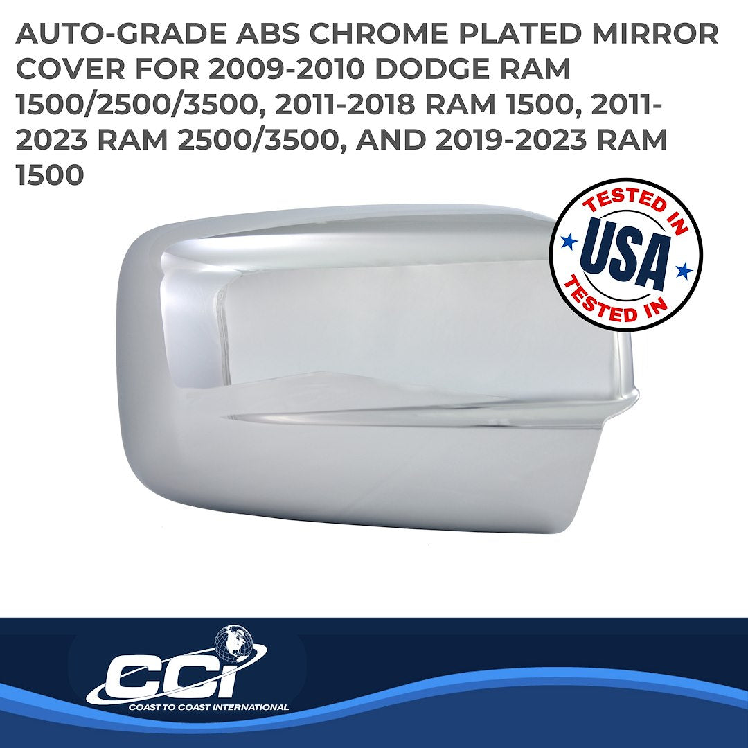 Coast To Coast MC67443 Ram Chrome Full Mirror Cover Pair - image 2