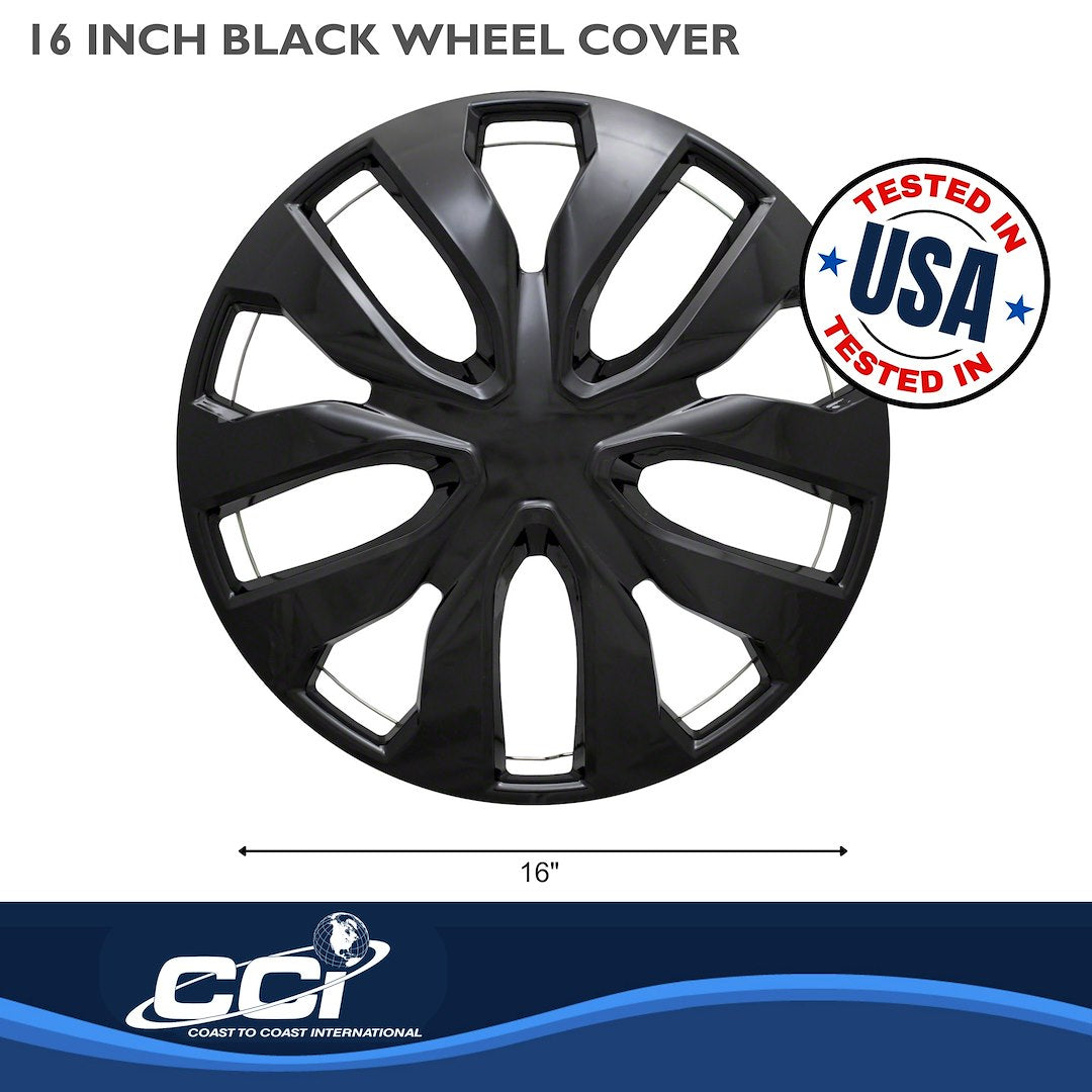 Coast To Coast 51916BLK 16-Inch Black 10-Spoke Covers - image 2