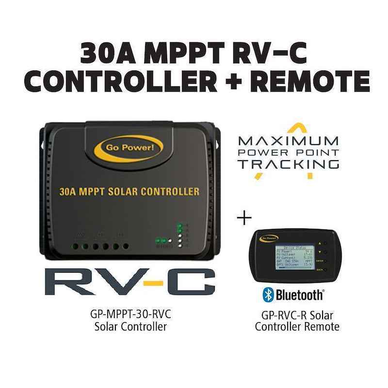 Go Power Eclipse 190W MPPT Flexible Solar Kit GP-ECLIPSE-FLEX-190 – 30A Controller