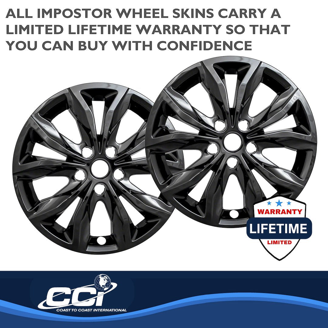Coast To Coast IMP440BLK Black Malibu Impostor Wheel Skins - image 4