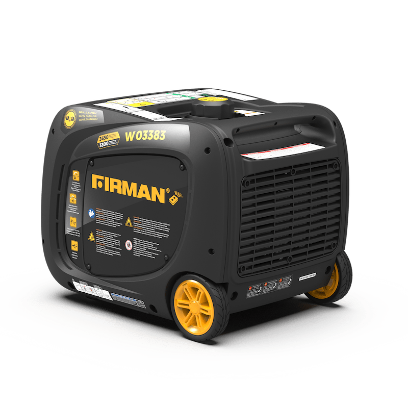 Whisper W03383 Inverter Generator - 3650W, Gasoline, Electric/Remote Start, Portable