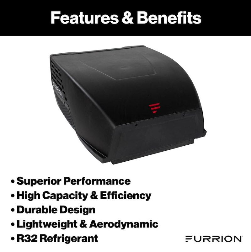 Furrion Chill HE Rooftop RV A/C 13500 BTU Black FACR13HESA2-BL-AM