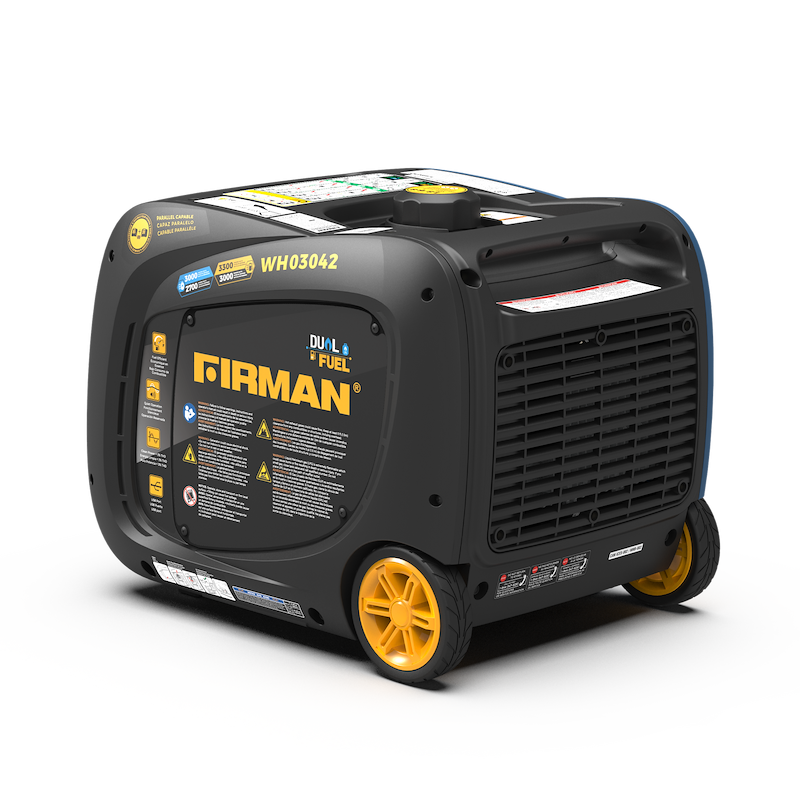 Firman WH03042 Whisper Hybrid Dual Fuel Inverter RV Generator – 3300W Portable