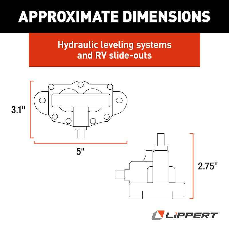 Hydraulic Solenoid – 12V Replacement for RV Slide Out & Leveling Systems