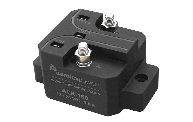 Samlex America ACR-160 Battery Isolator – 160 Amp Automatic Charging Relay
